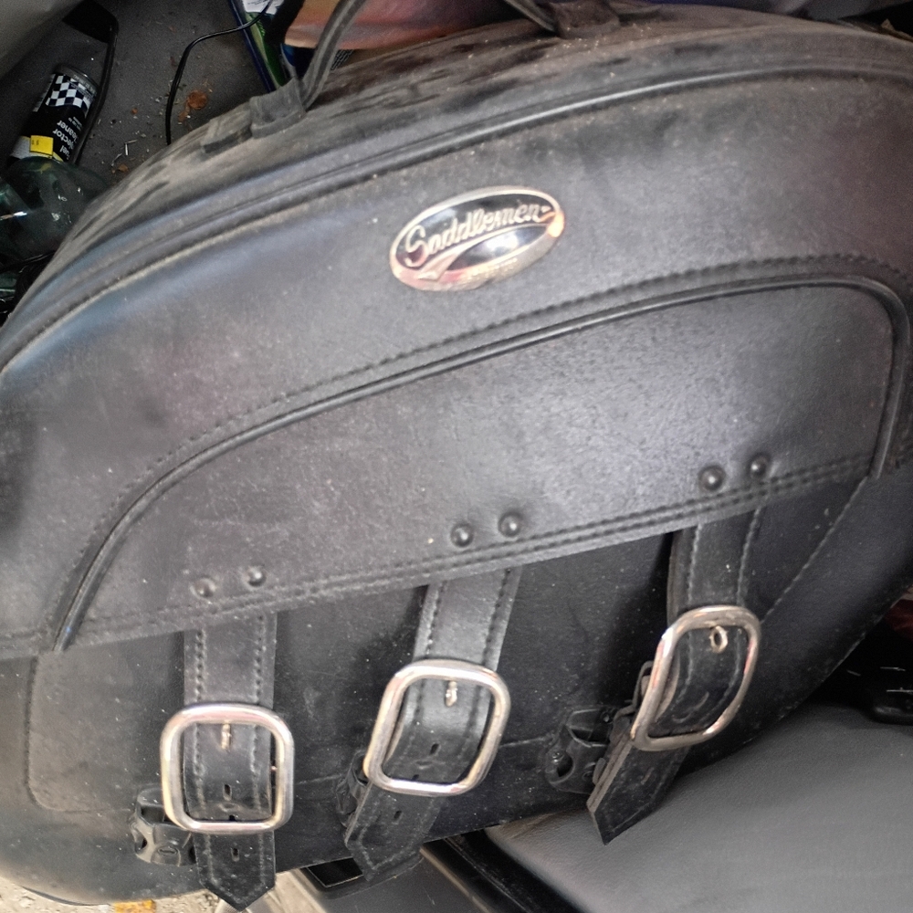 Black Leather Men's Bag